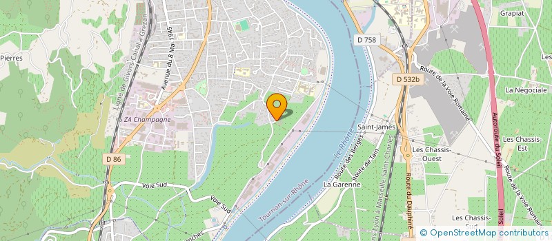 localisation de l'entreprise COMMUNE DE GLUN  GLUN