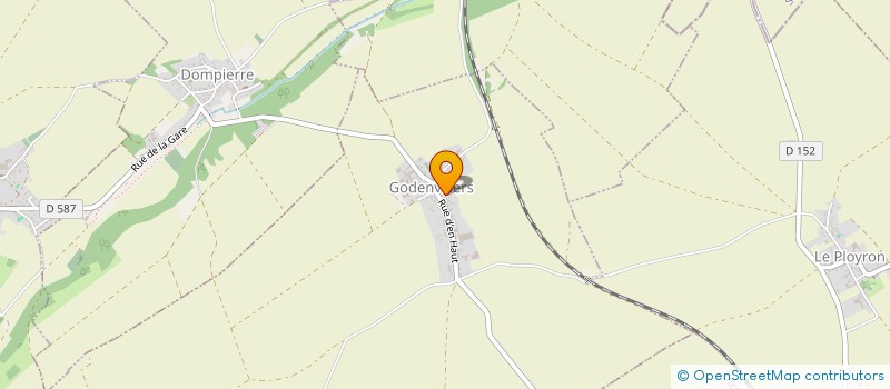 localisation de l'entreprise COMMUNE DE GODENVILLERS  GODENVILLERS