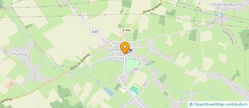 localisation de l'entreprise COMMUNE DE GOMMEGNIES  GOMMEGNIES