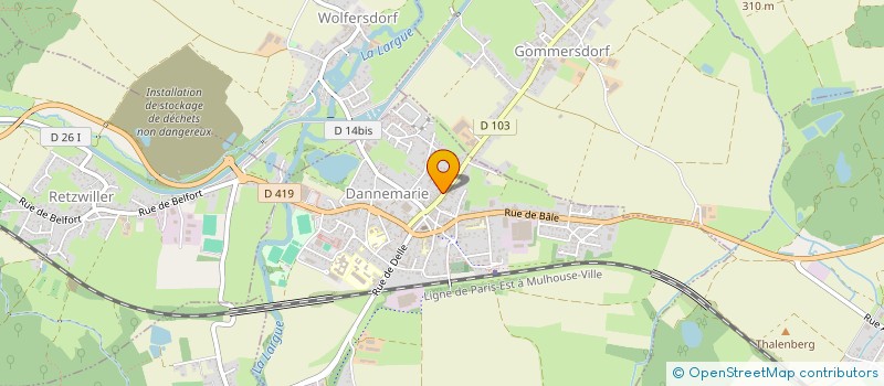 localisation de l'entreprise COMMUNE DE GOMMERSDORF  GOMMERSDORF