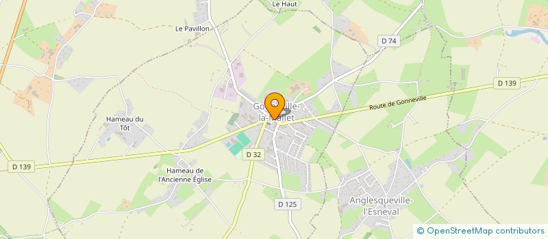 localisation de l'entreprise COMMUNE DE GONNEVILLE LA MALLET  GONNEVILLE-LA-MALLET
