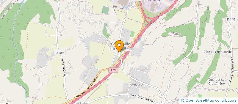 localisation de l'entreprise COMMUNE DE GONNEVILLE SUR HONFLEUR  GONNEVILLE-SUR-HONFLEUR