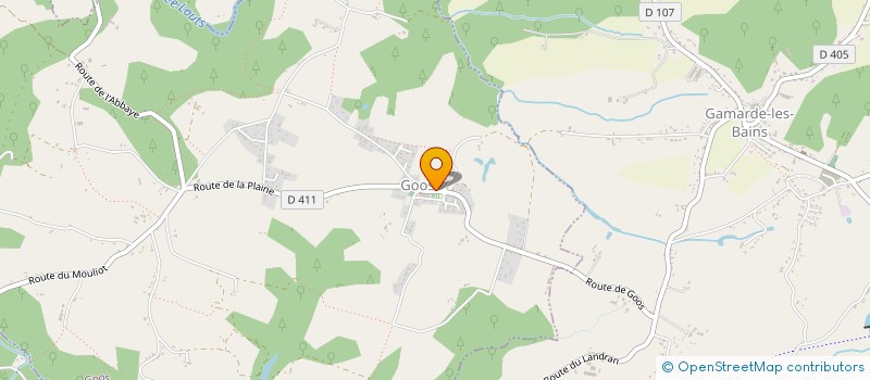 localisation de l'entreprise COMMUNE DE GOOS  GOOS