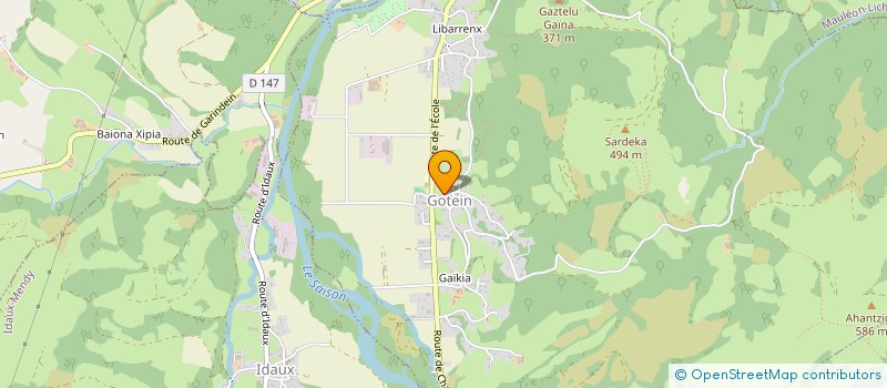 localisation de l'entreprise COMMUNE DE GOTEIN LIBARRENX  GOTEIN-LIBARRENX