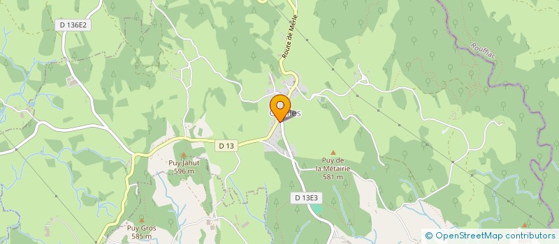 localisation de l'entreprise COMMUNE DE GOULLES  GOULLES