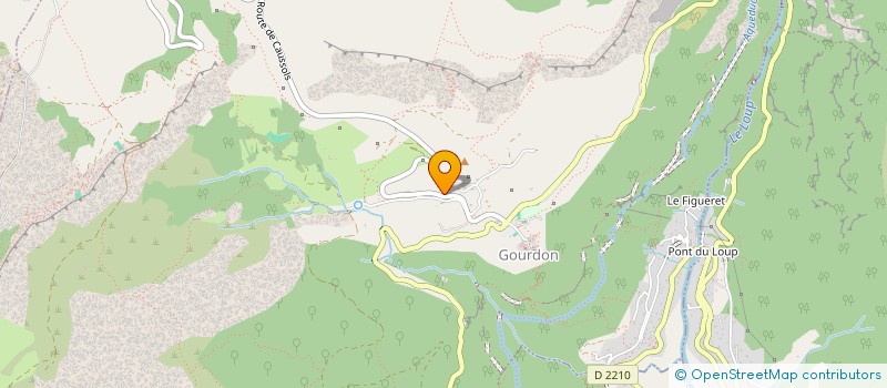 localisation de l'entreprise COMMUNE DE GOURDON  GOURDON