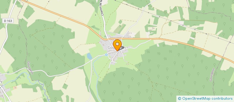 localisation de l'entreprise COMMUNE DE GOURGEON  GOURGEON