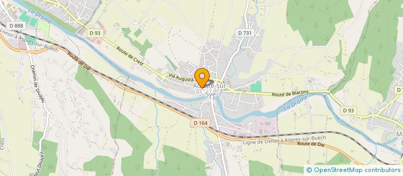 localisation de l'entreprise COMMUNE DE GRANE  GRANE