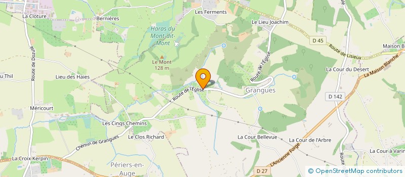 localisation de l'entreprise COMMUNE DE GRANGUES  GRANGUES