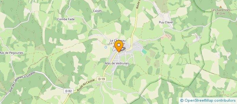 localisation de l'entreprise COMMUNE DE GREALOU  GREALOU