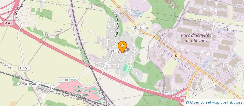 localisation de l'entreprise COMMUNE DE GRENAY  GRENAY