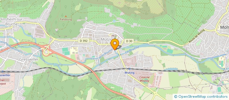 localisation de l'entreprise COMMUNE DE GRENDELBRUCH  GRENDELBRUCH