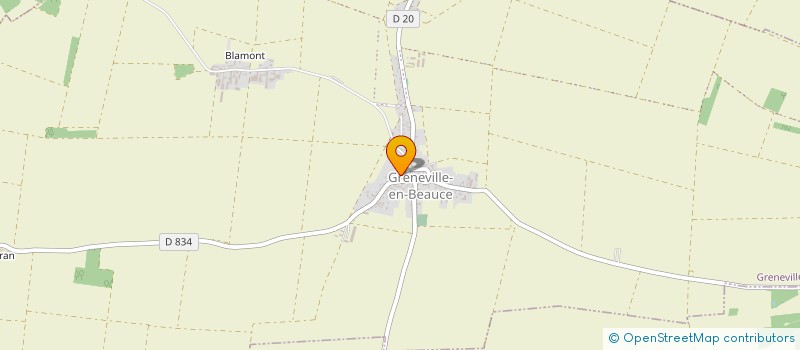 localisation de l'entreprise COMMUNE DE GRENEVILLE EN BEAUCE à GRENEVILLE-EN-BEAUCE