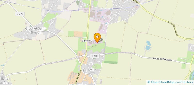 localisation de l'entreprise COMMUNE DE GREUVILLE  GREUVILLE