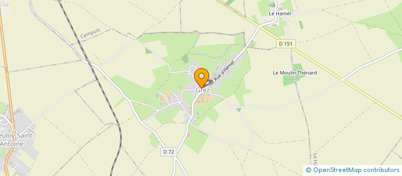 localisation de l'entreprise COMMUNE DE GREZ  GREZ