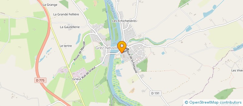 localisation de l'entreprise COMMUNE DE GREZ-NEUVILLE  GREZ-NEUVILLE