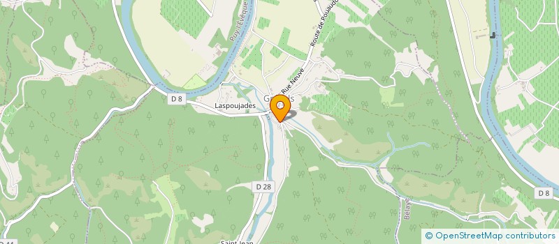 localisation de l'entreprise COMMUNE DE GREZELS  GREZELS