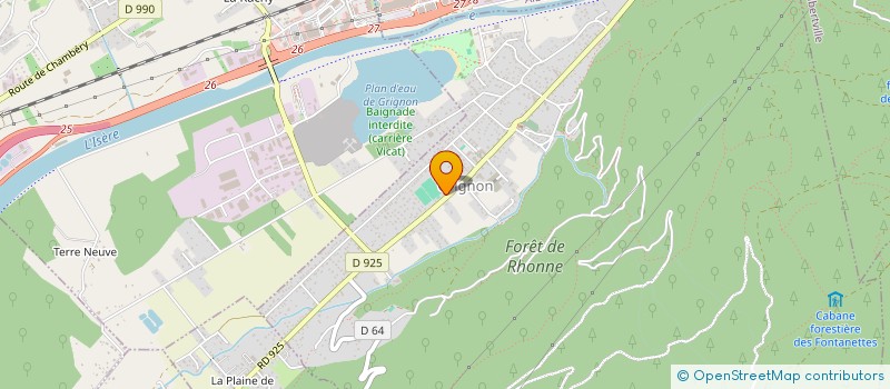 localisation de l'entreprise COMMUNE DE GRIGNON  GRIGNON