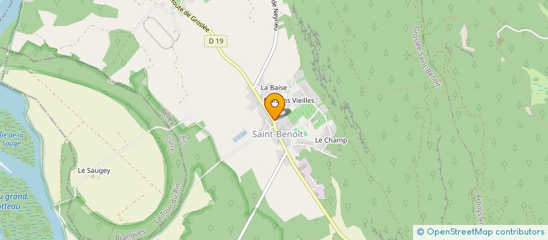 localisation de l'entreprise COMMUNE DE GROSLEE-SAINT-BENOIT à GROSLEE-SAINT-BENOIT