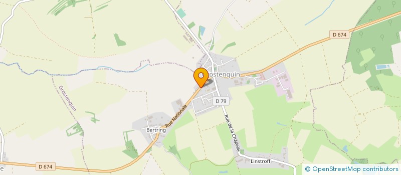 localisation de l'entreprise COMMUNE DE GROSTENQUIN  GROSTENQUIN