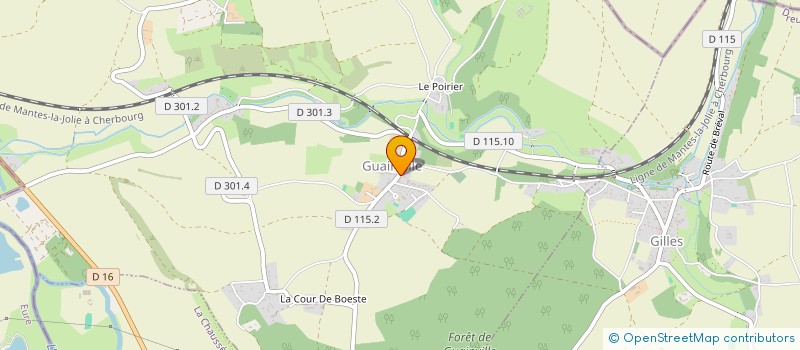 localisation de l'entreprise COMMUNE DE GUAINVILLE à GUAINVILLE