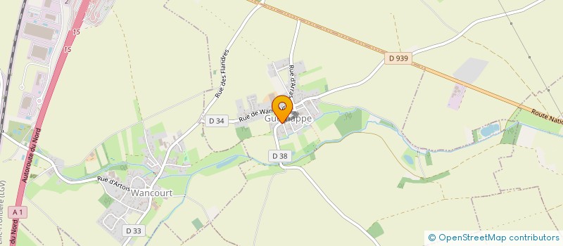 localisation de l'entreprise COMMUNE DE GUEMAPPE  GUEMAPPE