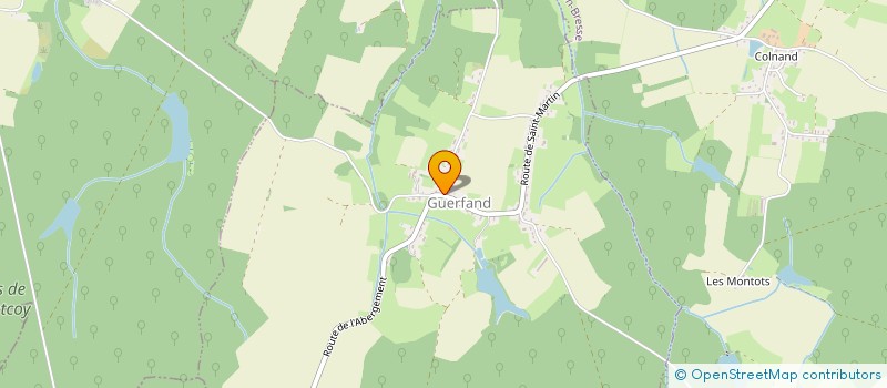 localisation de l'entreprise COMMUNE DE GUERFAND  GUERFAND