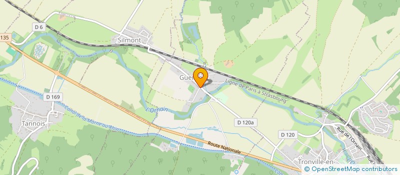 localisation de l'entreprise COMMUNE DE GUERPONT à GUERPONT