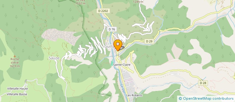 localisation de l'entreprise COMMUNE DE GUILLAUMES  GUILLAUMES