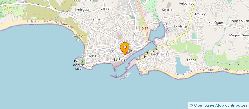 localisation de l'entreprise COMMUNE DE GUILVINEC  GUILVINEC