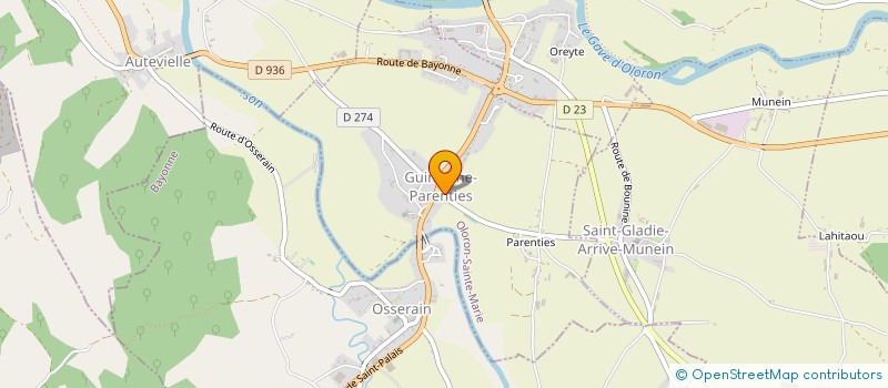 localisation de l'entreprise COMMUNE DE GUINARTHE PARENTIES à GUINARTHE-PARENTIES