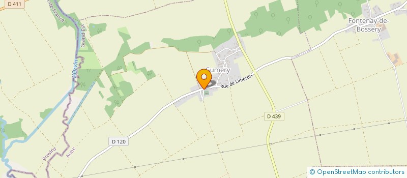 localisation de l'entreprise COMMUNE DE GUMERY  GUMERY