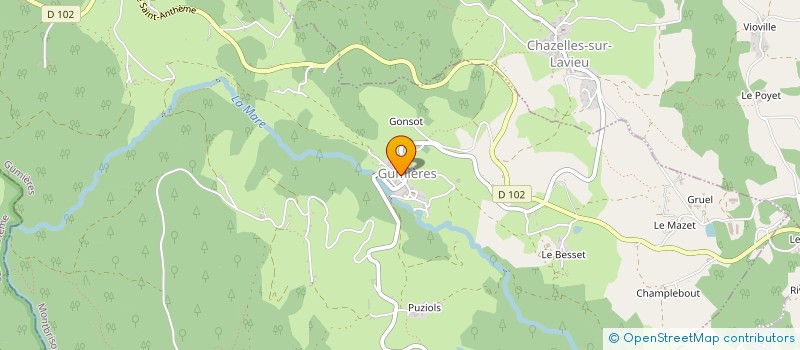 localisation de l'entreprise COMMUNE DE GUMIERES  GUMIERES