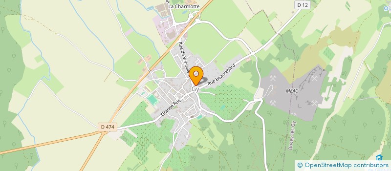 localisation de l'entreprise COMMUNE DE GY  GY