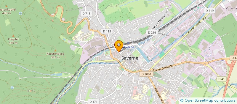 localisation de l'entreprise COMMUNE DE HAEGEN  HAEGEN