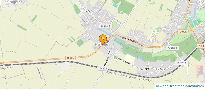 localisation de l'entreprise COMMUNE DE HANCHES à HANCHES