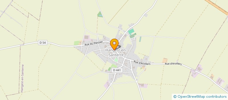 localisation de l'entreprise COMMUNE DE HANGEST EN SANTERRE  HANGEST-EN-SANTERRE