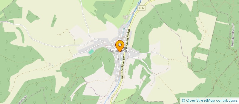 localisation de l'entreprise COMMUNE DE HARAUCOURT  HARAUCOURT