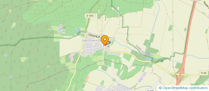 localisation de l'entreprise COMMUNE DE HARTMANNSWILLER  HARTMANNSWILLER