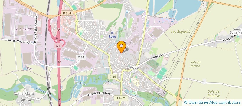 localisation de l'entreprise COMMUNE DE HATTENCOURT  HATTENCOURT