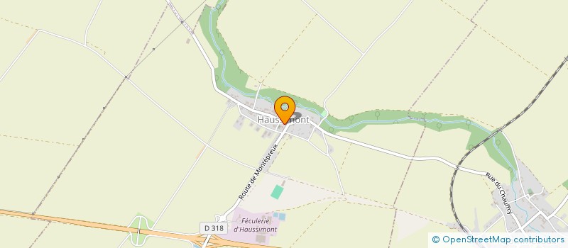 localisation de l'entreprise COMMUNE DE HAUSSIMONT  HAUSSIMONT