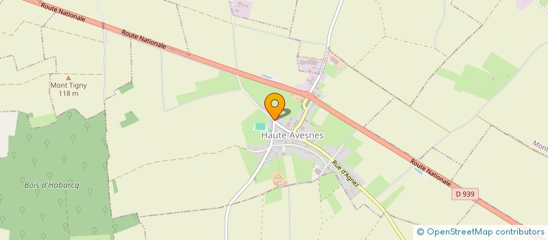 localisation de l'entreprise COMMUNE DE HAUTE AVESNES  HAUTE-AVESNES