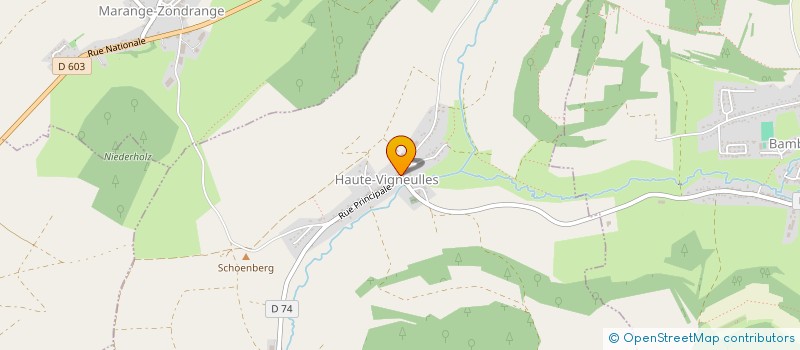 localisation de l'entreprise COMMUNE DE HAUTE VIGNEULLES  HAUTE-VIGNEULLES