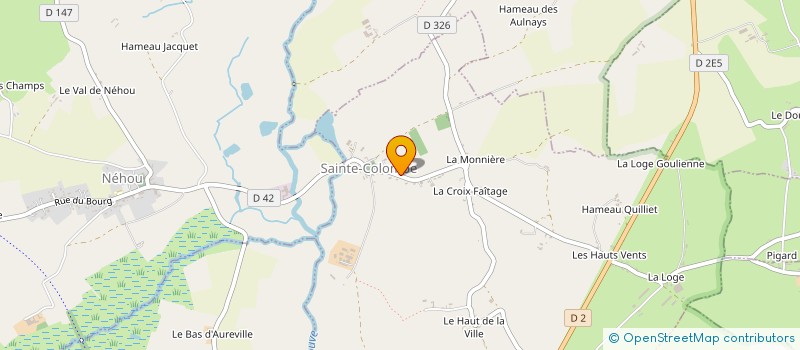 localisation de l'entreprise COMMUNE DE HAUTTEVILLE BOCAGE  HAUTTEVILLE-BOCAGE