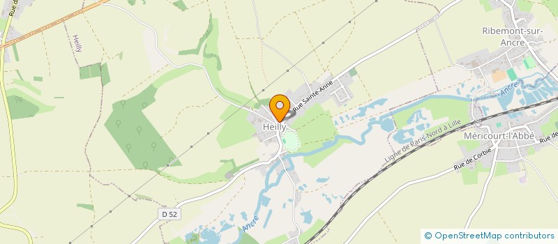 localisation de l'entreprise COMMUNE DE HEILLY  HEILLY