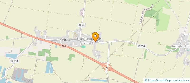 localisation de l'entreprise COMMUNE DE HEILTZ LE HUTIER  HEILTZ-LE-HUTIER