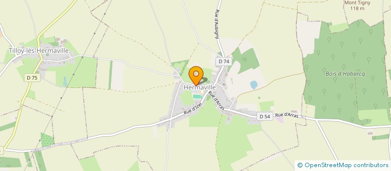 localisation de l'entreprise COMMUNE DE HERMAVILLE  HERMAVILLE