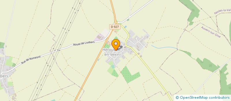 localisation de l'entreprise COMMUNE DE HEROUVILLE-EN-VEXIN  HEROUVILLE-EN-VEXIN