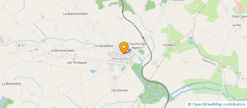 localisation de l'entreprise COMMUNE DE HEUGNES à HEUGNES