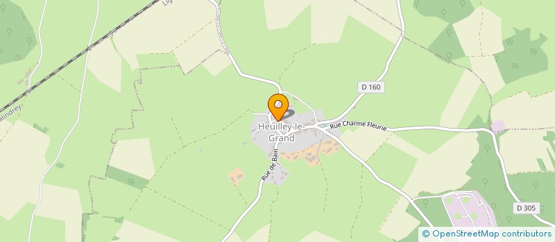 localisation de l'entreprise COMMUNE DE HEUILLEY LE GRAND à HEUILLEY-LE-GRAND